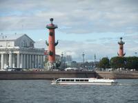 Blick zu den Rostrasäulen