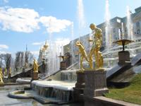 In Peterhof - große Kaskade