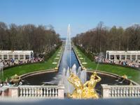 In Peterhof - große Kaskade