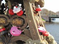 Liebesschlösser an der Fontanka-Brücke