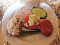 Beim Abendessen im Restaurant Podvorie