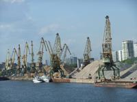 Der Moskauer Frachthafen