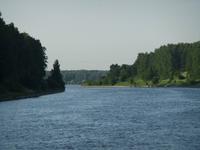 Auf dem Moskwa-Wolga-Kanal