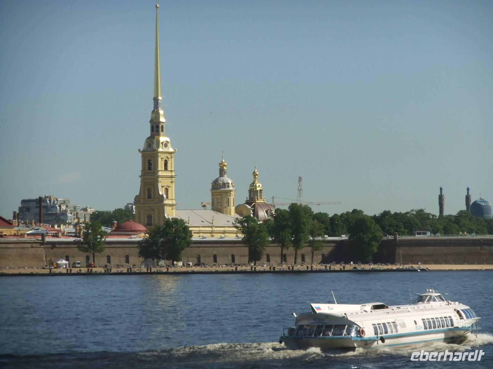 Blick zur Peter-Paul-Festung
