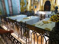 Wir ließen es uns natürlich nicht nehmen, auch die Gräber der Zaren zu besichtigen.