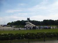Der eherne Reiter. Ein Denkmal zu Ehren Peters des Großen gestiftet von Katharina der Großen.