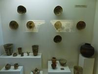 Sehr leer und daher auch sehr angenehm war auch der Raum mit den Fundstücken aus der Steinzeit.