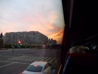 Um 23:45 Uhr machten wir uns auf zu unseren Nachtfahrt. Die Sonne begann nun langsam mit ihrem Untergang.