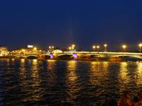 Wir wurden Zeugen der Öffnung der Leutnant-Schmidt-Brücke.