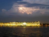 Die Blitze erleuchteten den Himmel teilweise fast schon taghell.