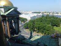 Im Hintergrund die Wassiljewski-Insel