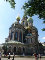 Die Stirnseite der Blutskirche. Im Innenraum befindet sich hier der Altar.