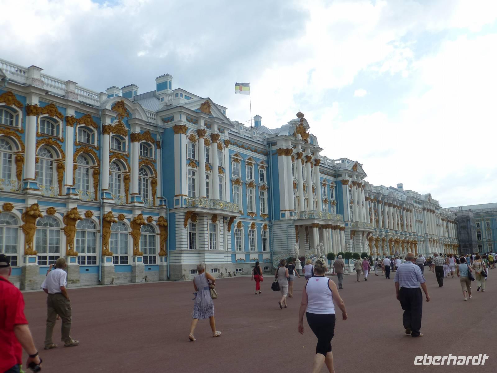 Der Katharinenpalast in Puschkin stand für diesen Nachmittag auf dem Programm.