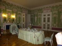 Das grüne Speisezimmer.