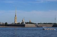 Blick auf die Peter und Paul Kathedrale