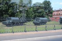 Militärfahrzeuge im Militärmuseum