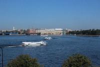 Blick aus der Eremitage über die Newa