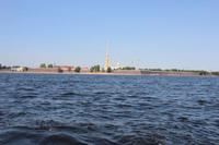 Blick auf die Peter und Pauls Festung sowie Kathedrale