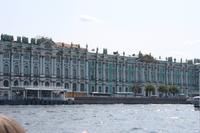 Blick vom Boot auf die Eremitage