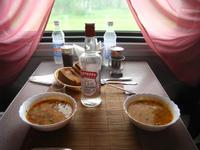 Flüssignahrung in der Transsib