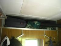 gepäckablage im Abteil