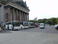 vor der Isaaks-Kathedrale - unser 
