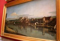 Eremitage - Blick auf Pirna von Canaletto