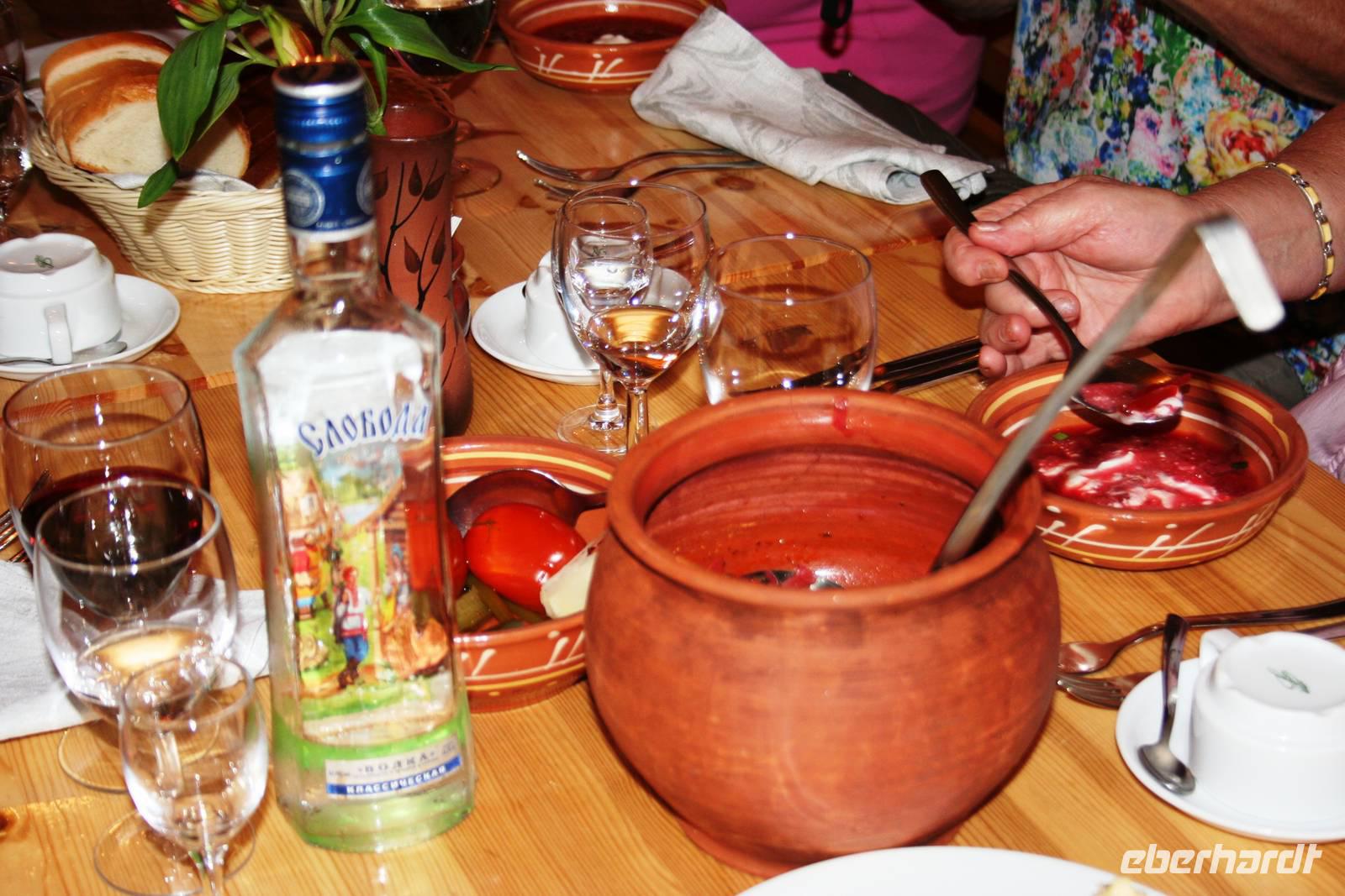 Russischer Abend im Restaurant Podvorie (Bauerhof)