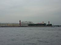 Blick auf die Strelka - Wassiljewski-Insel