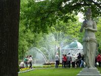 Sonnenfontäne im Unteren Park