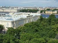 Blick von der Issak-Kathedrale auf St.Petersburg