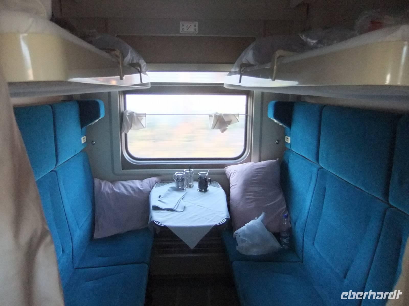 Im Zug nach Ekaterinburg