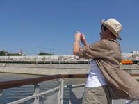 Russland, Moskau, Schifffahrt auf der Moskva