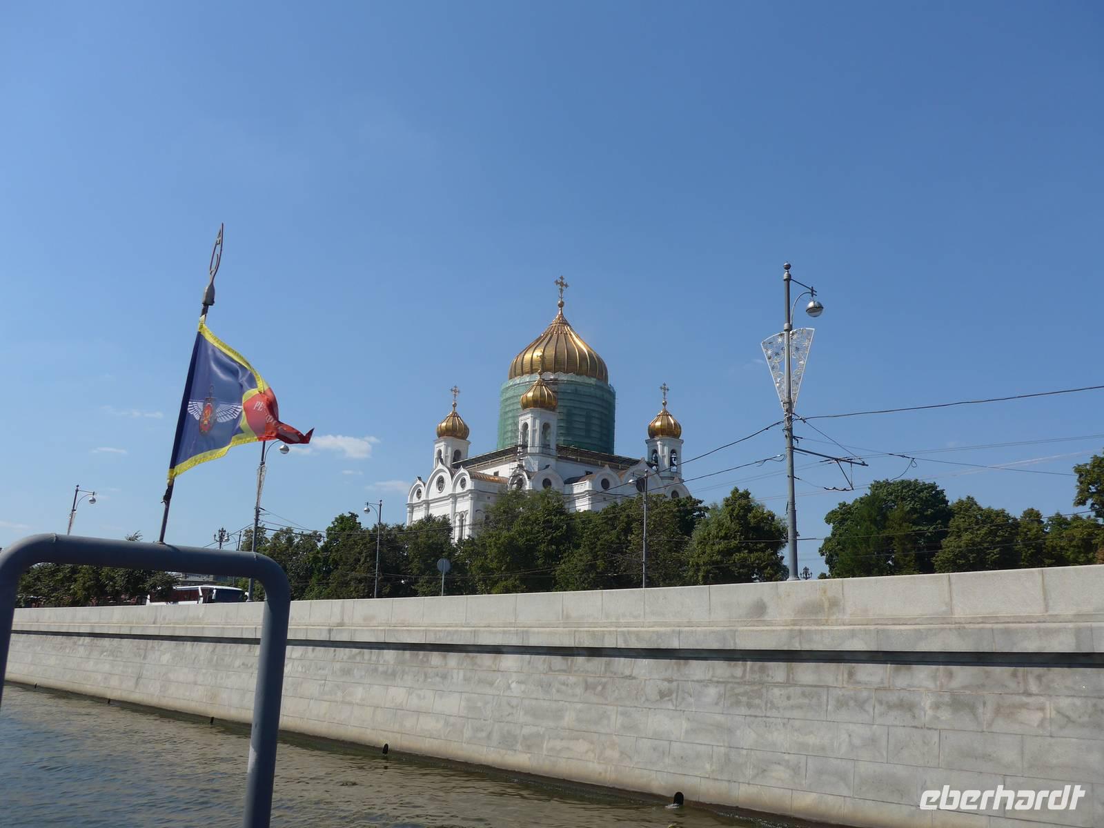 Russland, Moskau, wieder aufgebaute Christ Erlöser Kirche