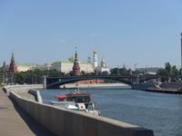 Russland, Moskau, Kremlensemble und Moskva Schiff