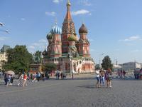 Russland, Moskau,  Roter Platz, Basilius Kathedrale 