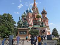 Russland, Moskau,  Roter Platz, Basilius Kathedrale 