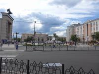 Russland, Burjatien, Ulan-Ude, Theatralplatz