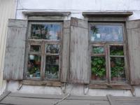 Russland, Burjatien, Ulan-Ude, Holzhaus