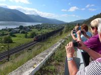 Russland, Burjatien, endlich ein Zug