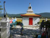 Russland, Tunkatal, budd. Tempel an der Grenze zu Burjatien