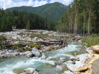 Russland, Tunkatal, Arshan, Spaziergang zu den Quellen