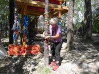 Russland, Tunkatal, Arshan, budd. Tempel an den Quellen