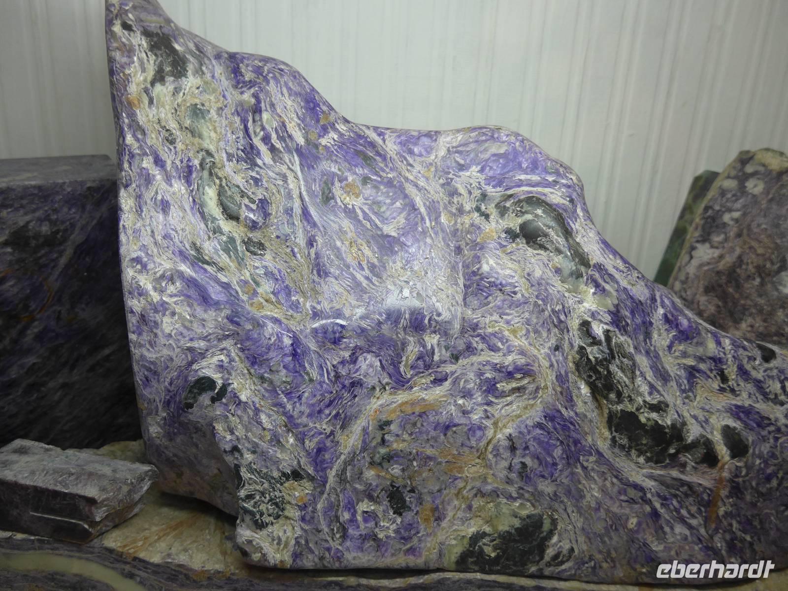 Russland, Sljudjanka, im Mineralienmuseum, Charoite