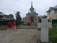 Russland, Sljudjanka, Kirche