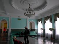 Russland, Sljudjanka, Bahnhof Innenraum