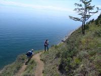 Russland, Listvjanka, am Baikal Trail