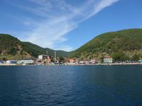 Russland, Listvjanka, vom Boot aus