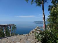 Russland, Listvjanka, Aussichtspunkt Tschersky Stein