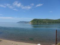 Russland, Listvjanka, Schamanenstein in der Angara